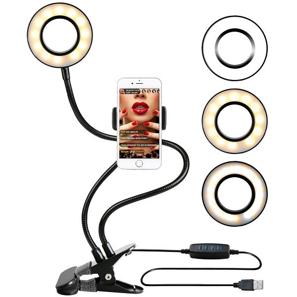 Studio Lamp - Suporte Celular Luminária Portátil