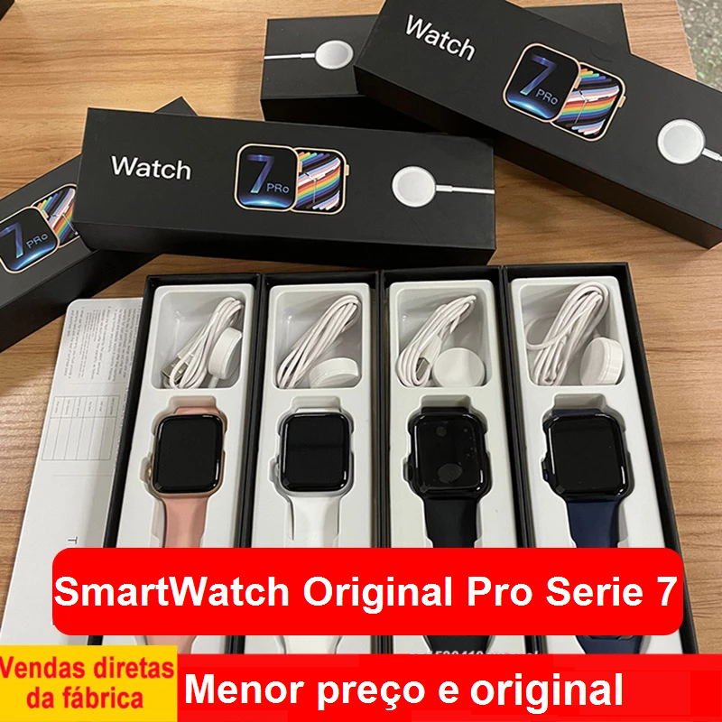 Smartwatch Watch 7 Pro Original Serie 7 Lançamento Bluetooth NO BRASIL a  Pronta Entrega - LABATEC